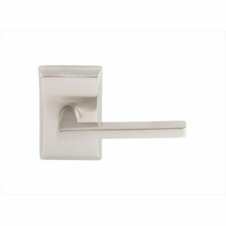 PATIOPLUS Helios Lever Passage with Square Rose & CF Mechanism, Satin Nickel PA2005141